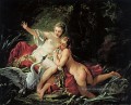 Leda und der Schwan Francois Boucher Nacktheit